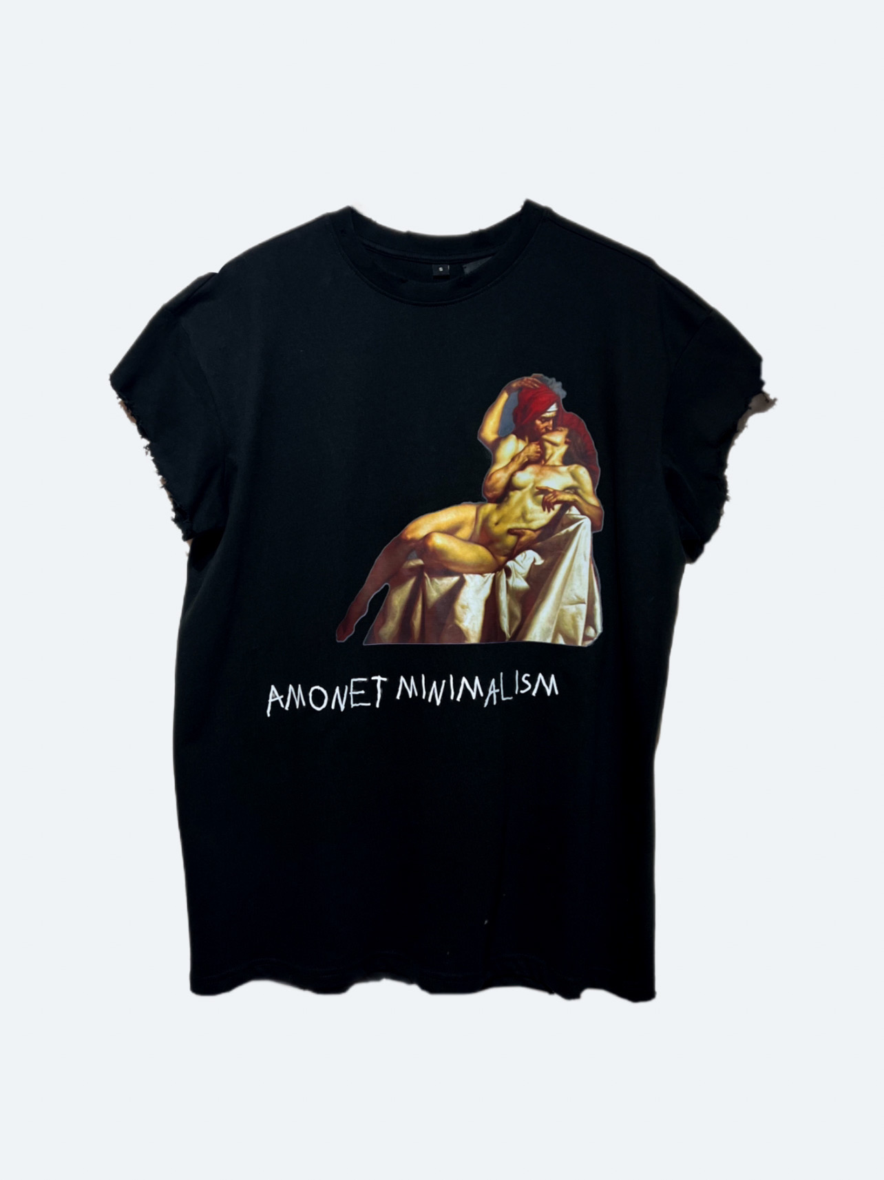 T shirt THE KISS OF DANTE E BEATRICE Unisex AMONET MINIMALISM